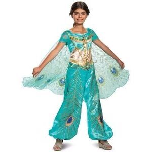 NWOT Disguise Disney Aladdin Girls Deluxe Jasmine Halloween Dress Up Costume 5-6